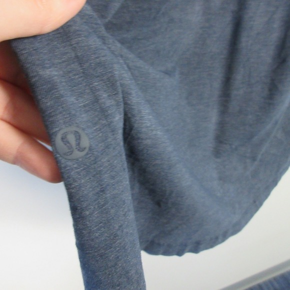 Lululemon 5 Year Basic Tee XL Men Blue Everyday Stretch Comfort Athleisure 206 - Picture 3 of 9